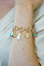 Load image into Gallery viewer, Juliette Charm Collector Bracelet Base -Shiny Gold
