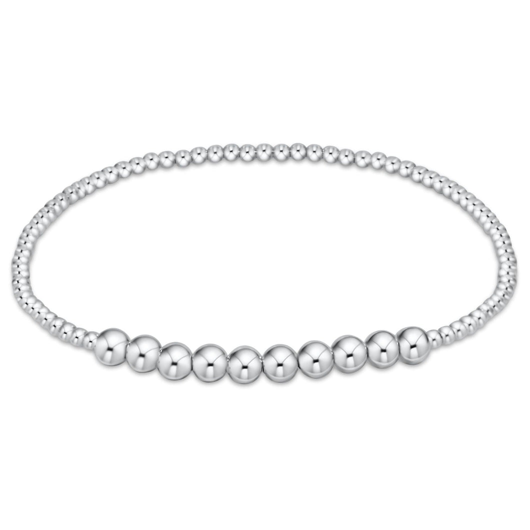 enewton Classic Beaded Bliss Bracelet -Sterling -2mm 4mm