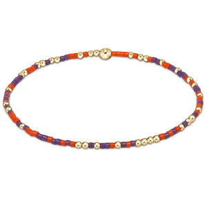 enewton Gameday Hope Unwritten Bracelet -Bright Orange/Purple