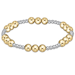 enewton Classic Joy Bead Bracelet -Mixed Metal -6mm