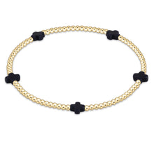 Load image into Gallery viewer, enewton Gold Small Signature Cross Bracelets -2mm
