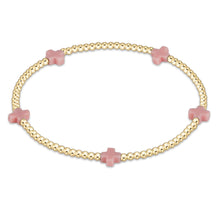 Load image into Gallery viewer, enewton Gold Small Signature Cross Bracelets -2mm
