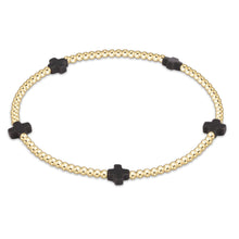Load image into Gallery viewer, enewton Gold Small Signature Cross Bracelets -2mm
