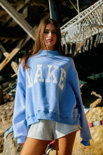 Load image into Gallery viewer, Reversible Mock Neck Sweatshirt -Beach &amp; Lake
