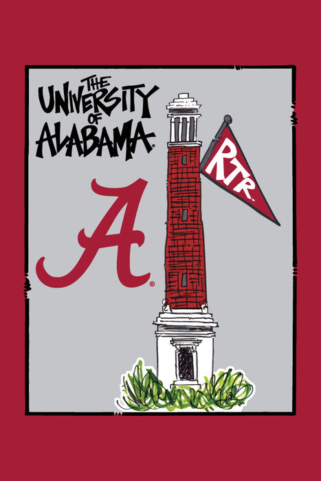 Alabama Campus Garden Flag