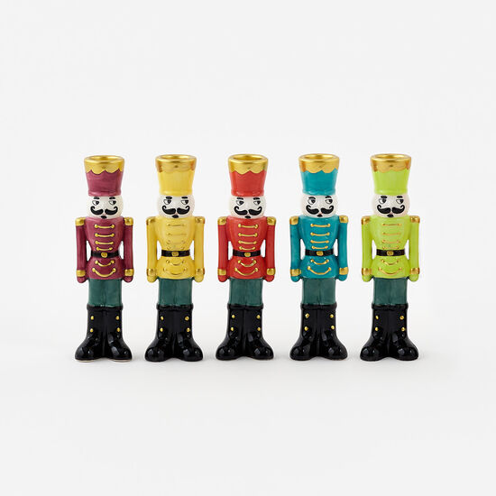 Nutcracker Candle Holder