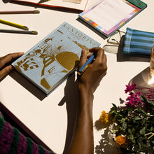 Load image into Gallery viewer, Suede Cloth Journal -Santorini

