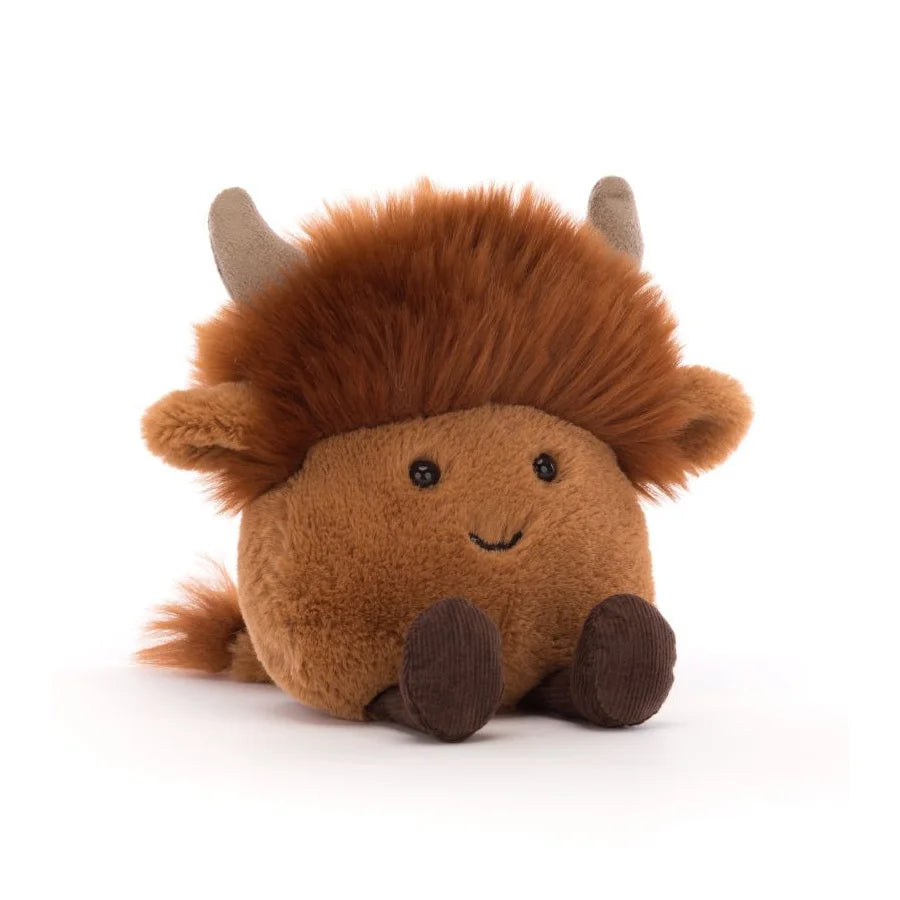 Jellycat Amuseabean Highland Cow