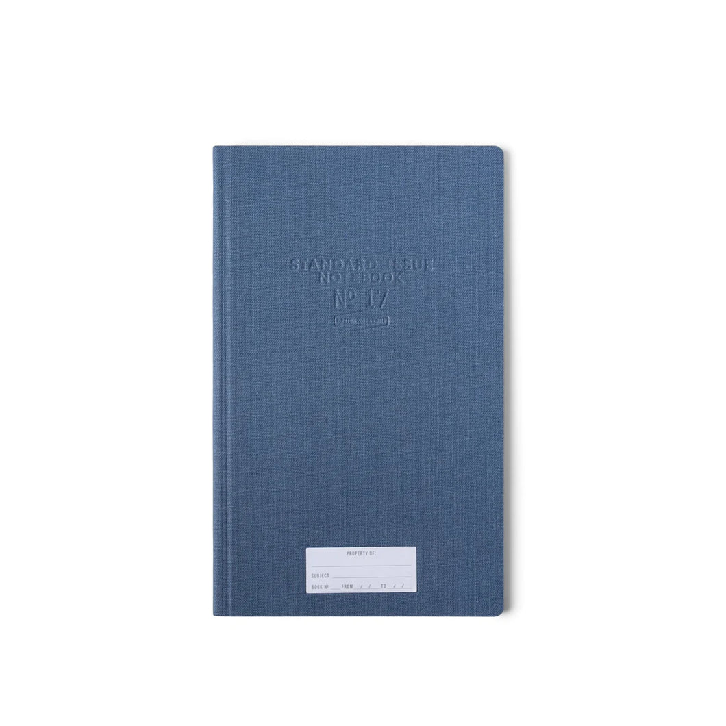 Standard Issue Tall Notebook No. 17 -Blue