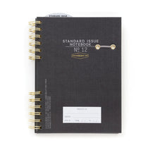 Load image into Gallery viewer, Standard Issue Notebook No. 12 -Black
