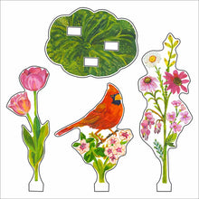 Load image into Gallery viewer, Acrylic Petite Collection -Spring Cardinal
