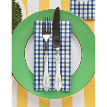 Load image into Gallery viewer, H&amp;C Guest Napkins -Navy Painted Check
