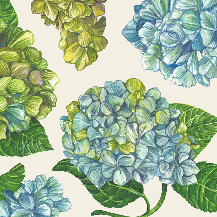 H&C Cocktail Napkins -Hydrangea