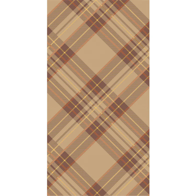 H&C Guest Towel Napkins -Autumn Plaid