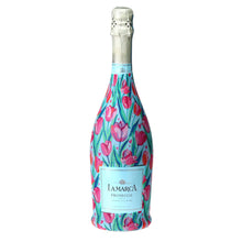 Load image into Gallery viewer, Blushing Tulip Garden Prosecco Bottle Wrap
