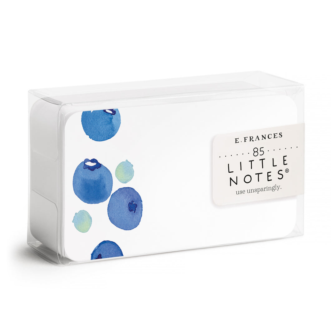 E Frances Little Notes -Blueberry