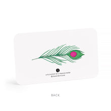 Load image into Gallery viewer, E Frances Little Notes -Peacock
