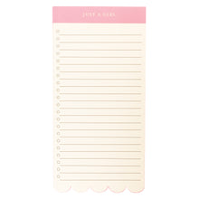 Load image into Gallery viewer, Graphique List Pad -Just a Girl
