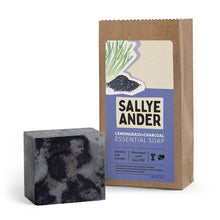 Load image into Gallery viewer, Essential Soap -Lemongrass and Charcoal
