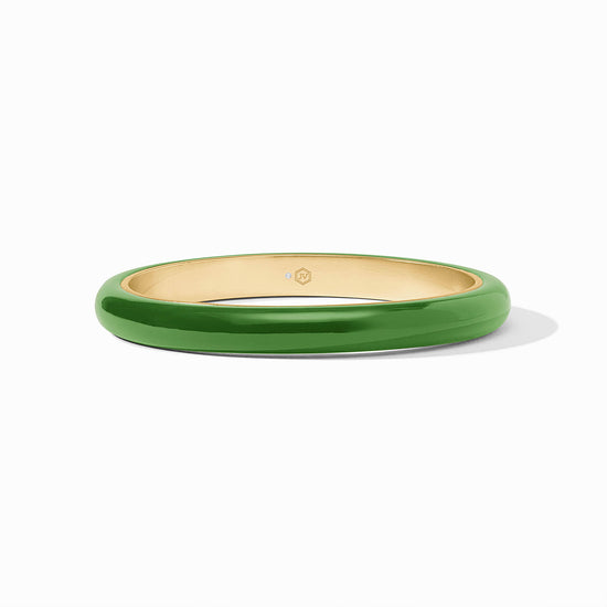 Julie Vos Madison Statement Bangle -Carnaby -Palmetto Green -M