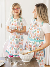 Load image into Gallery viewer, Holiday Aprons -Gingerbread Dreams
