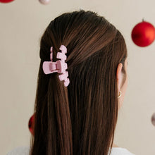 Load image into Gallery viewer, Teleties Classic Hair Clips -Merry Pinkmas
