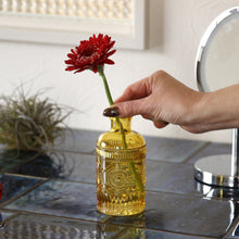 Load image into Gallery viewer, Petit Flower Vases in Amber

