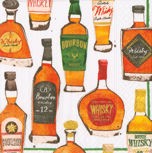Cocktail Napkins -Whiskey Tasting