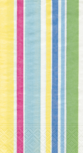 Guest Towel Napkins -Cabana Stripe