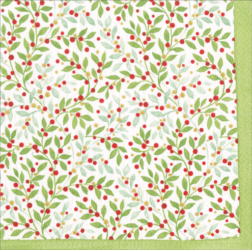Cocktail Napkins -Twining Greenery