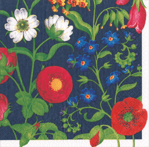 Cocktail Napkins -Cloisters Garden Navy
