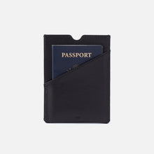 Load image into Gallery viewer, Hobo Men&#39;s Passport Holder -Napa Black
