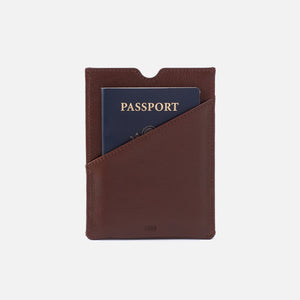 Hobo Men's Passport Holder -Napa Brown