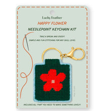 Load image into Gallery viewer, Needlepoint Keychain Kit -Flower
