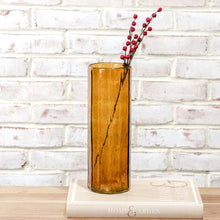 Load image into Gallery viewer, Amber Glass Vases
