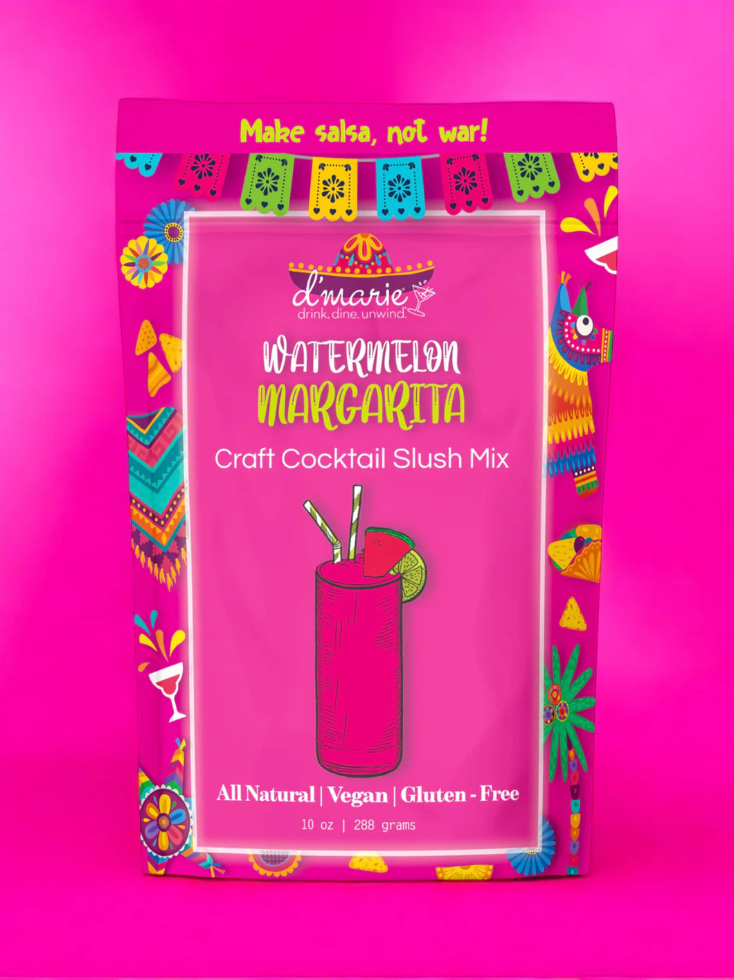 Watermelon Margarita Cocktail Slush Mix