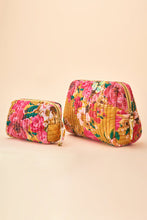 Load image into Gallery viewer, Impressionist Floral Quilted Vanity Bag
