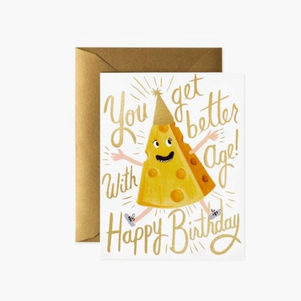 Rifle Paper Birthday Card -Better with Age