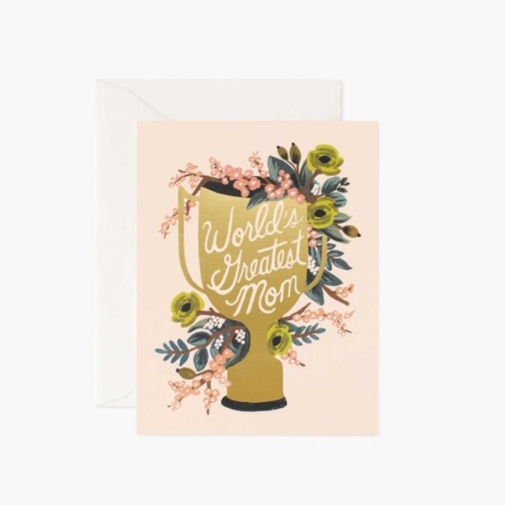 Rifle Paper Mother's Day Card -World's Greatest Mom