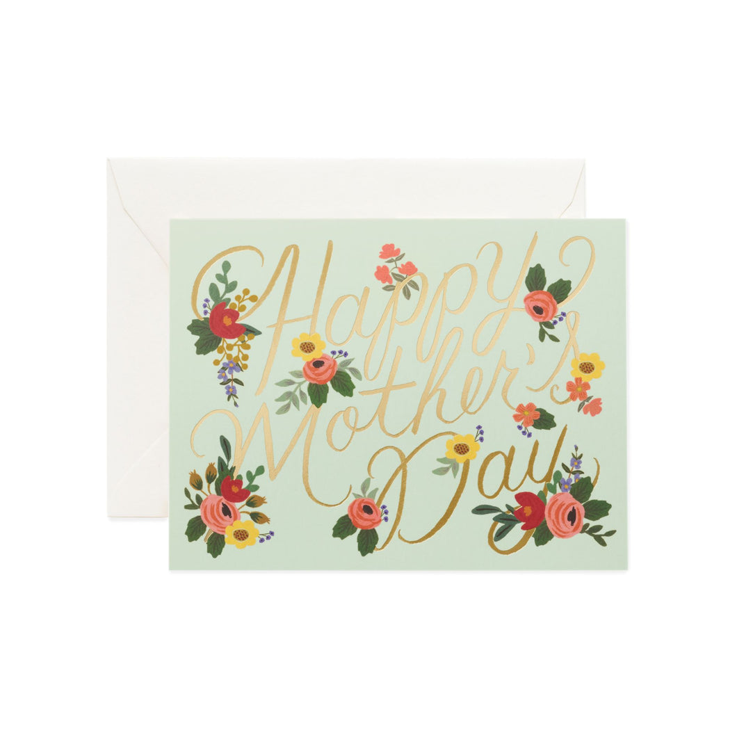 Rifle Paper Mother's Day Card -Rosa