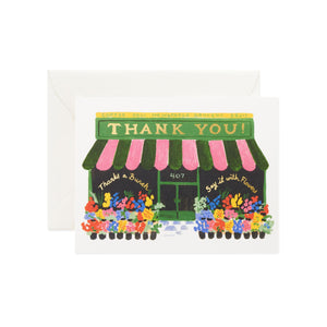 Rifle Paper Thank You Card -Flower Shop