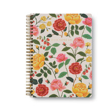 Load image into Gallery viewer, Rifle Paper Spiral Notebook -Roses
