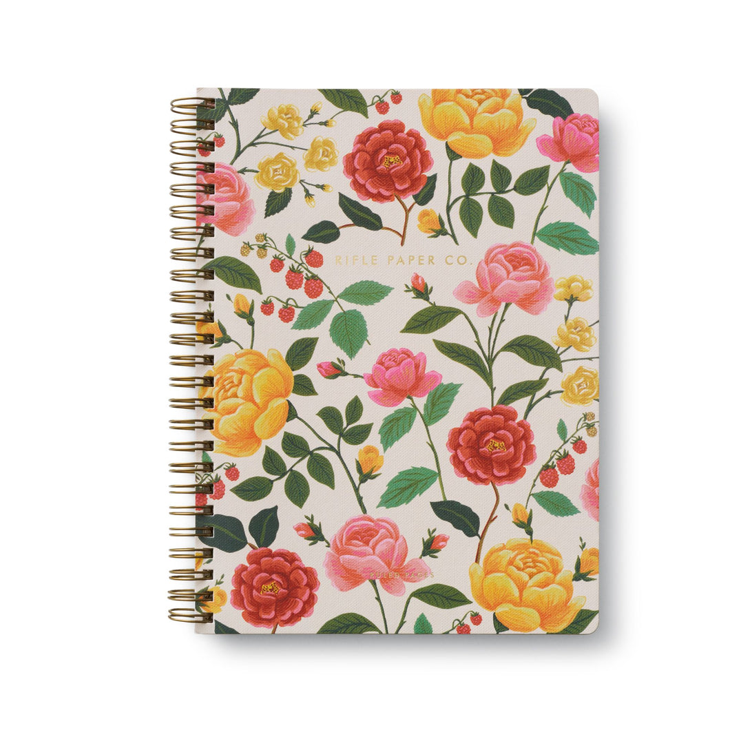 Rifle Paper Spiral Notebook -Roses