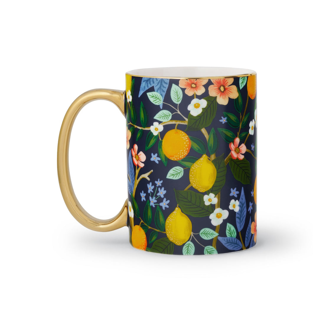 Rifle Paper Porcelain Mug -Citrus Grove