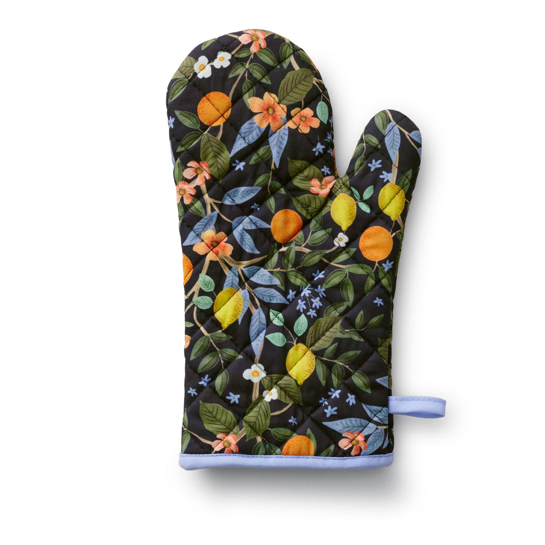 Rifle Paper Oven Mitt -Citrus Grove