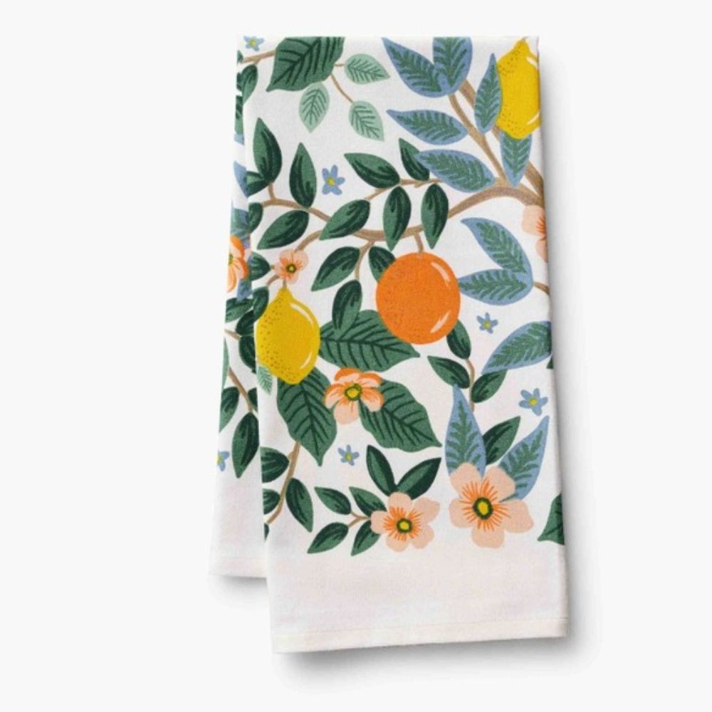 Rifle Paper Tea Towel -Citrus Grove