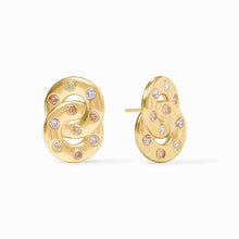 Load image into Gallery viewer, Julie Vos Rainbow Infinity Earrings -Champagne Radiance
