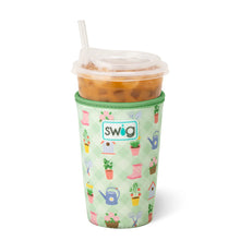 Load image into Gallery viewer, Swig Green Thumb Medium Iced Cup Coolie
