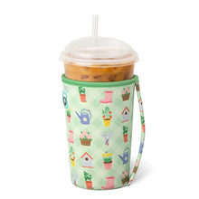 Load image into Gallery viewer, Swig Green Thumb Medium Iced Cup Coolie
