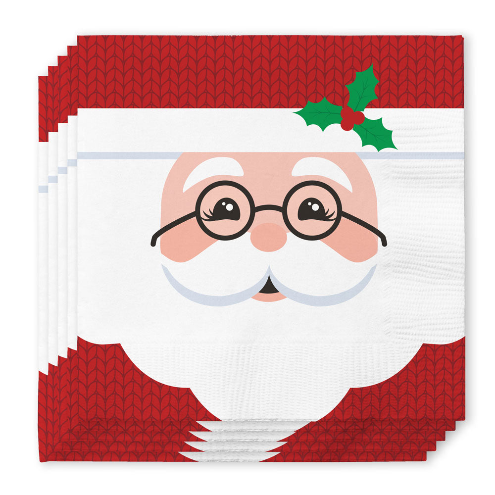 Mr Claus Cocktail Napkins